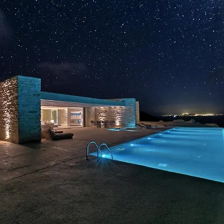 Villa Private Five Br Luxury Peaceful Mylo W Two Pools Close To Mylopotas Beach