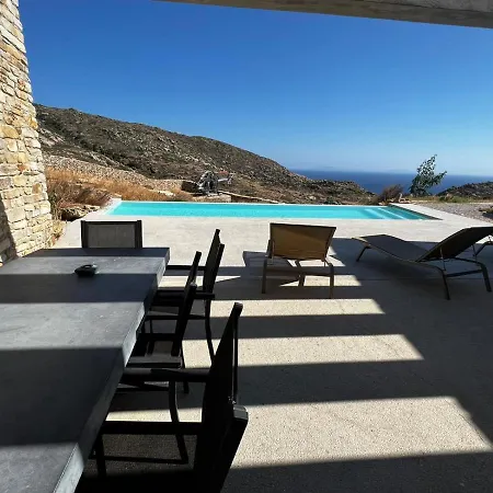 Private Five Br Luxury Peaceful Mylo W Two Pools Close To Mylopotas Beach Villa