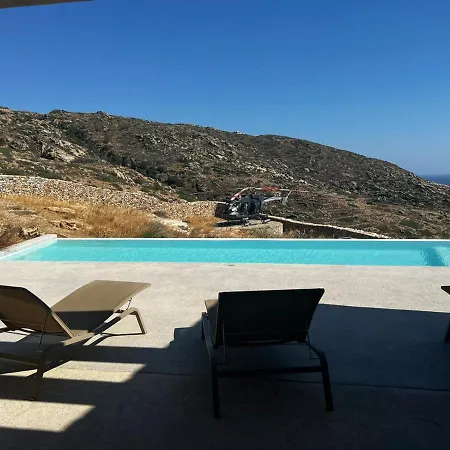 Villa Private Five Br Luxury Peaceful Mylo W Two Pools Close To Mylopotas Beach *